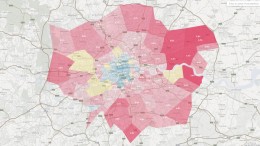 London rental map