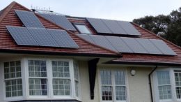 Rental property with solar panels for green buy-to-let lending