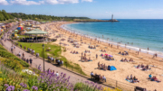 Sunny day on South Shields beach