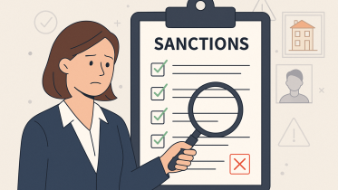 A flat-style digital illustration of a professional letting agent and landlord shaking hands outside a well-maintained residential property, symbolising compliance and partnership within the UK rental sector.
