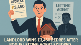A UK landlord has won a landmark complaint against letting agent.