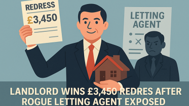 A UK landlord has won a landmark complaint against letting agent.