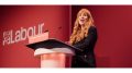 Angela Rayner speaking at a conference.
