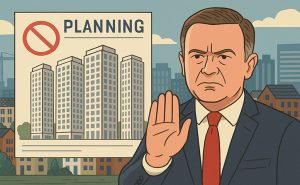 Housing Secretary under fire for opposing 237-flat scheme in own constituency