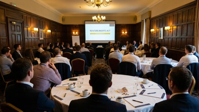 Landlords at RRA briefing event in hotel conference room