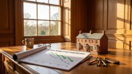 UK Finance mortgage arrears report showing declining trend