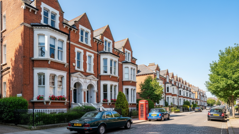 British Victorian residential property exterior