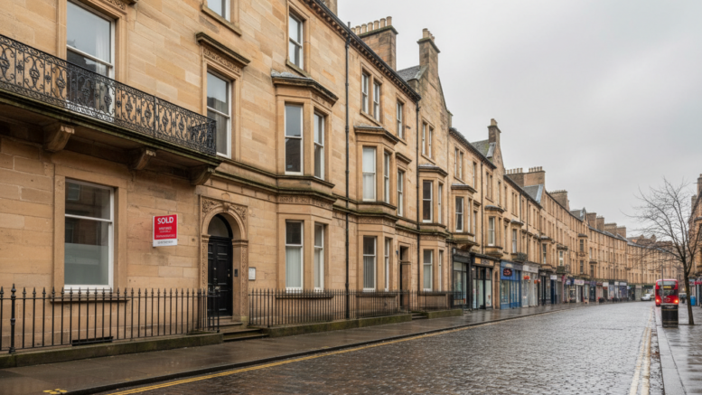 Scottish property with sold sign