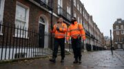 Council licensing officers patrol Westminster residential street