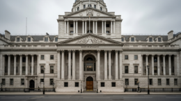 Bank of England building on Threadneedle Street London