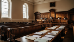 Rent tribunal courtroom