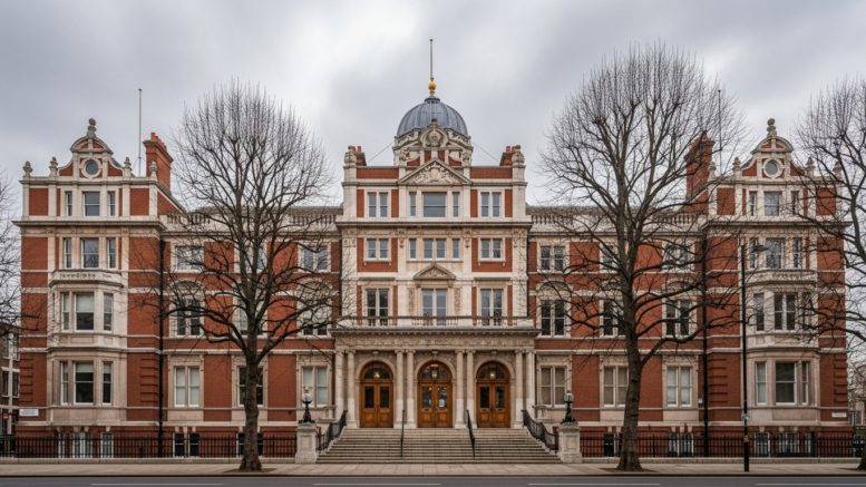 Greenwich Council building with Victorian municipal architecture
