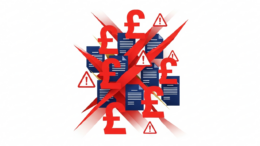 Abstract illustration representing financial penalty and regulatory deadline