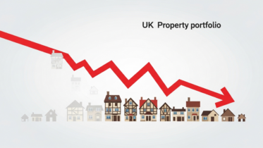 Visual showing letting portfolio decline as landlords exit market