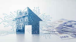 Digital mortgage completion technology concept