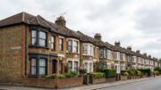 Victorian terraced houses on outer London suburban street