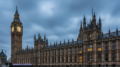 Houses of Parliament at twilight with Big Ben tower
