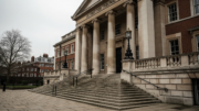 First-tier tribunal building entrance in Britain