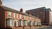 Loughborough terraces near council offices