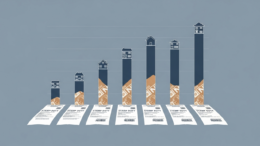 UK property transactions graphic with house icons