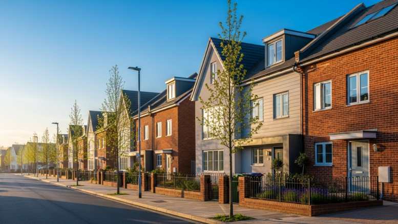 British rental street for mortgage rates story
