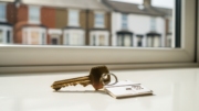 House keys on a bright counter in a UK rental home