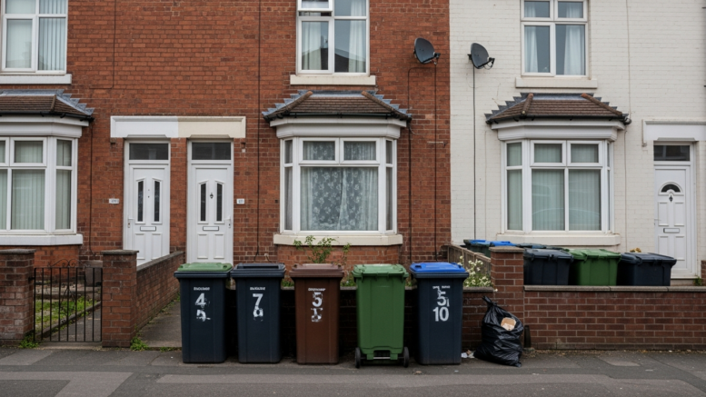 UK shared house exterior linked to HMO enforcement