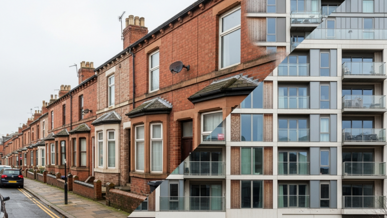 Regional UK rental market split scene