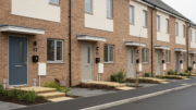 British rental homes on a quiet street