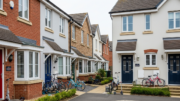 British family rental houses on a bright suburban street