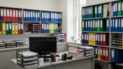Landlord compliance records in office