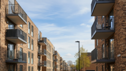 London rental blocks in bright daylight after RRA