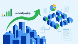 Abstract buy-to-let remortgage infographic
