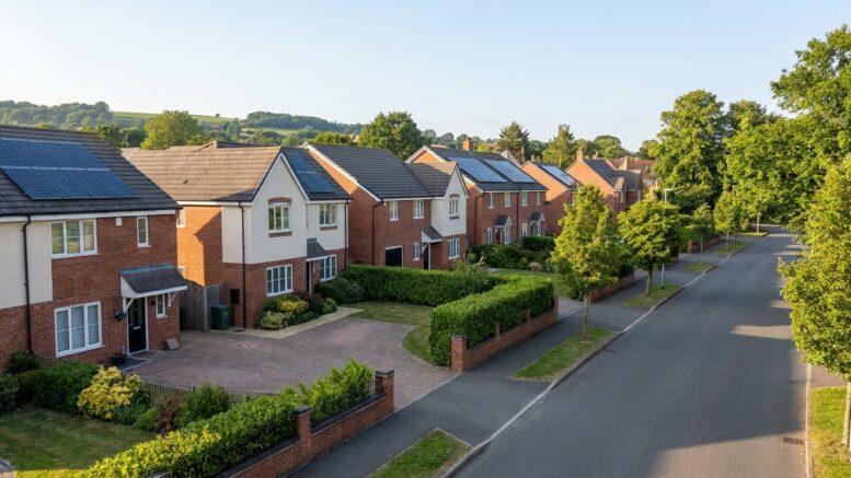 Modern British homes in an active mortgage market