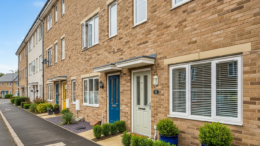 Modern British rental homes in bright daylight