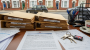 Letting agency compliance paperwork and house keys