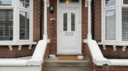 Pet-friendly rental home entrance