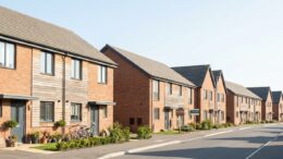 British terraced houses in a tight rental market