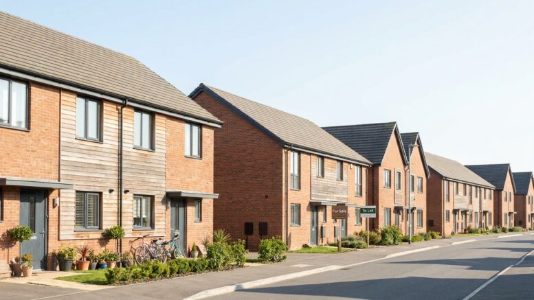 British terraced houses in a tight rental market