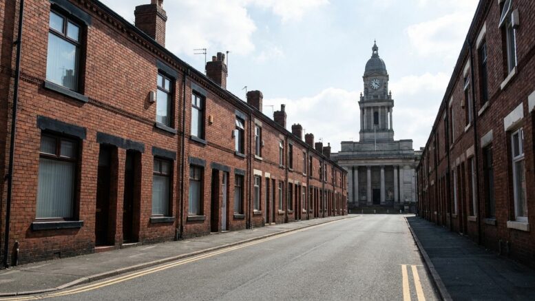 British HMO street with civic enforcement context