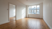 Empty British rental flat between tenancies