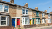 Welsh terraced rental homes on a Cardiff street