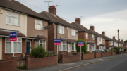 British homes with clear For Sale boards