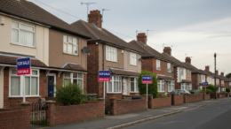 British homes with clear For Sale boards