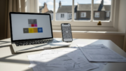 Digital tenant ID check setup on landlord desk