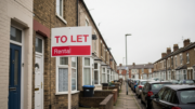 British rental homes with one clear To Let board