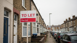 British rental homes with one clear To Let board