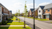 New-build family rental homes on a modern UK estate
