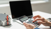 UK landlord tax compliance desk and house model
