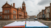 Town hall and rental terraces in licensing story